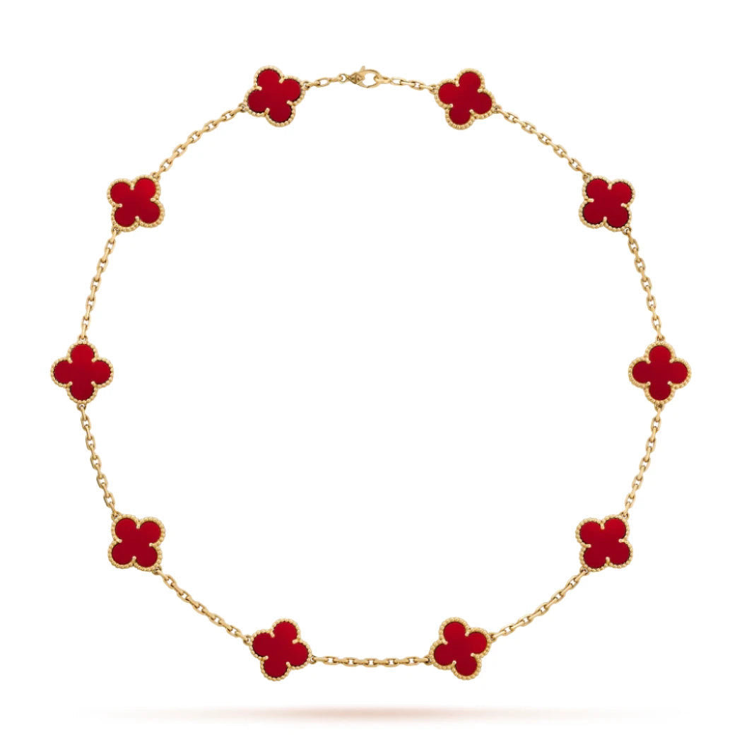 14ct Clover Charm Necklace